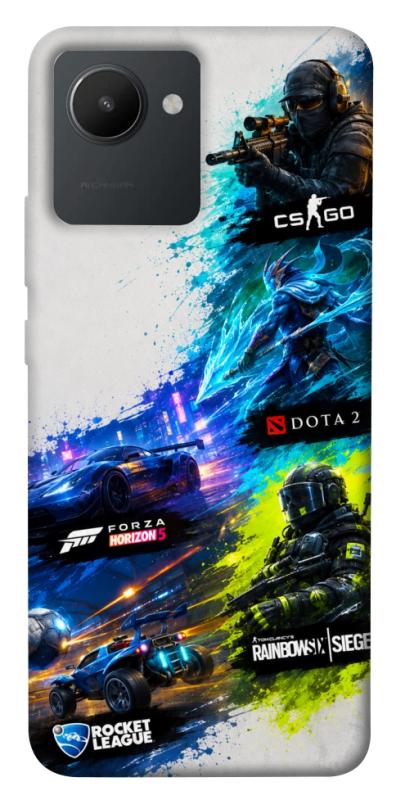 Чехол itsPrint Full Throttle для Realme C30, игры, купить оптом с доставкой