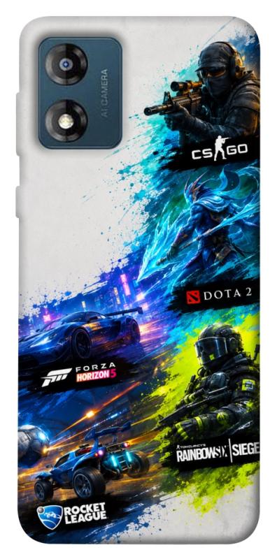 Чехол itsPrint Full Throttle для Motorola Moto E13, игры, купить оптом с доставкой