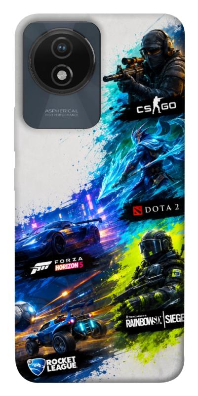 Чехол itsPrint Full Throttle для Vivo Y02, игры, купить оптом с доставкой