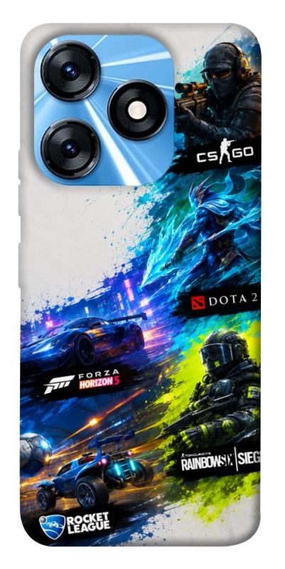 Чехол itsPrint Full Throttle для TECNO Spark 10 Pro, игры, купить оптом с доставкой