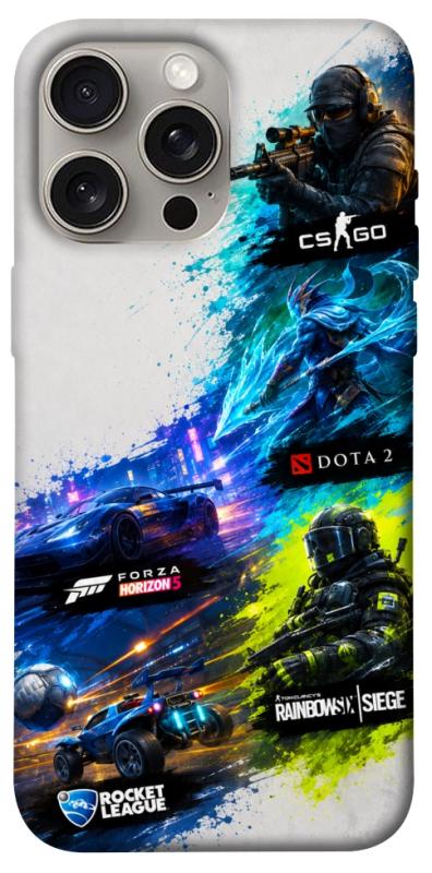Чехол itsPrint Full Throttle для Apple iPhone 15 Pro Max (6.7"), игры, купить оптом с доставкой