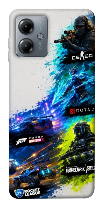 Чехол itsPrint Full Throttle для Motorola Moto G14, игры, купить оптом с доставкой