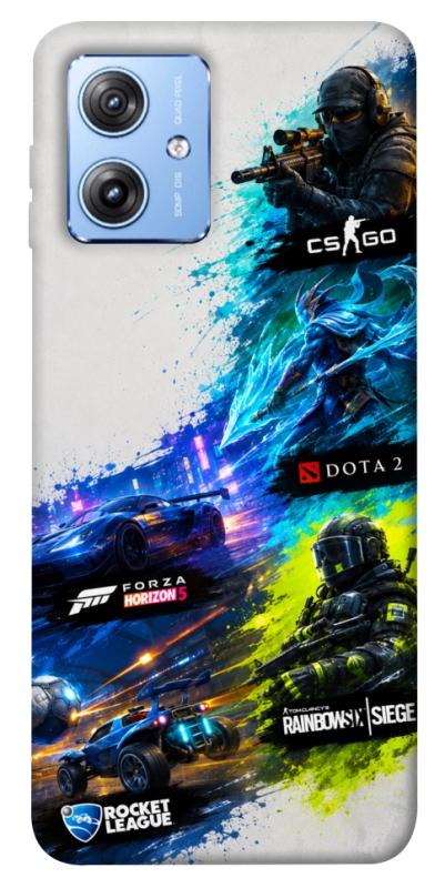 Чехол itsPrint Full Throttle для Motorola Moto G84, игры, купить оптом с доставкой