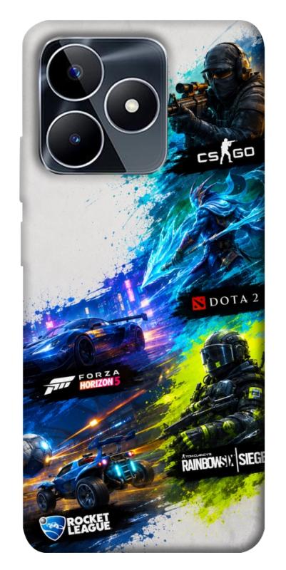 Чехол itsPrint Full Throttle для Realme C53, игры, купить оптом с доставкой