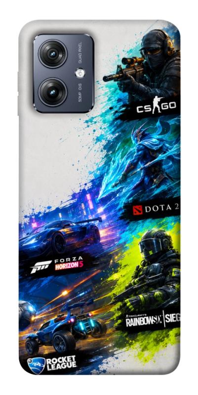 Чехол itsPrint Full Throttle для Motorola Moto G54, игры, купить оптом с доставкой