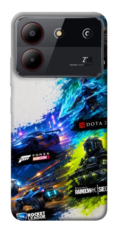 Чехол itsPrint Full Throttle для ZTE Blade A54 4G, игры, купить оптом с доставкой