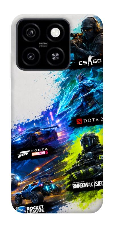 Чехол itsPrint Full Throttle для ZTE Blade A55 4G, игры, купить оптом с доставкой