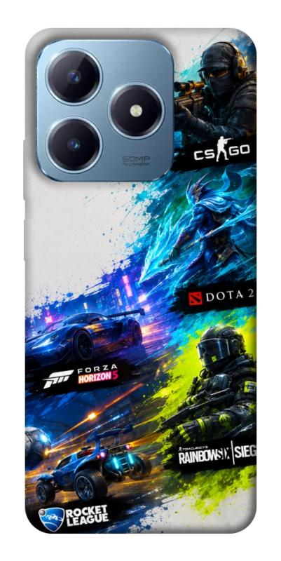 Чехол itsPrint Full Throttle для Realme C63 4G, игры, купить оптом с доставкой
