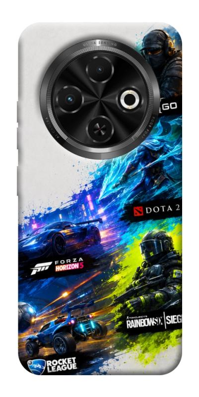 Чехол itsPrint Full Throttle для TECNO Spark 30C, игры, купить оптом с доставкой