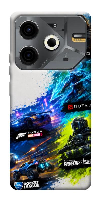 Чехол itsPrint Full Throttle для TECNO Pova 6 Neo (LI6), игры, купить оптом с доставкой