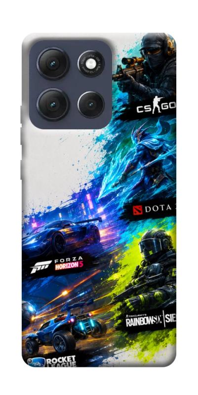 Чехол itsPrint Full Throttle для Motorola Moto G86 Power, игры, купить оптом с доставкой