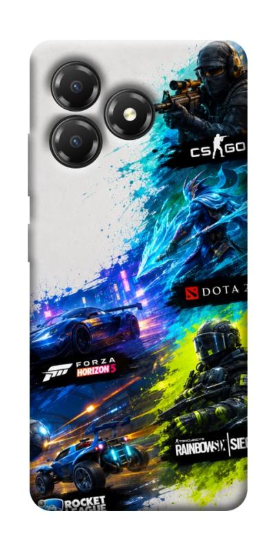 Чехол itsPrint Full Throttle для ZTE Blade A36, игры, купить оптом с доставкой
