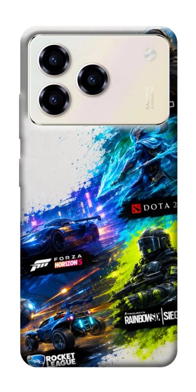 Чехол itsPrint Full Throttle для ZTE Blade A76, игры, купить оптом с доставкой