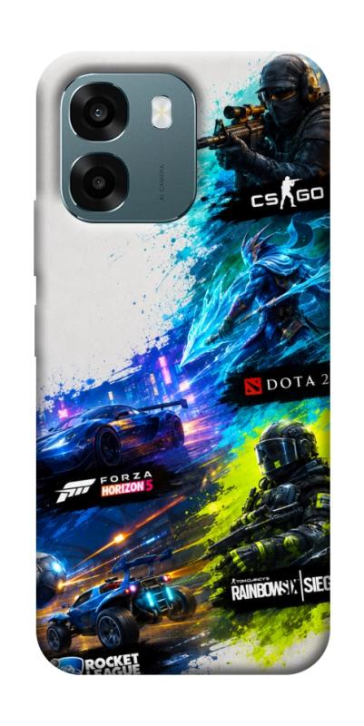 Чехол itsPrint Full Throttle для Oppo A6, игры, купить оптом с доставкой