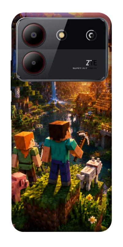 Чехол itsPrint Wild horizon для ZTE Blade A54 4G, игры, купить оптом с доставкой