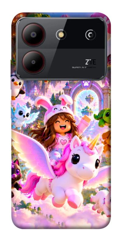 Чехол itsPrint Happy chaos для ZTE Blade A54 4G, игры, купить оптом с доставкой
