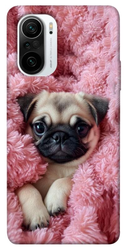 Чохол itsPrint Мопс у ніжностях для Xiaomi Redmi K40 / K40 Pro / K40 Pro+ / Poco F3, песики, купити оптом з доставкою
