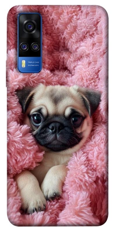 Чехол itsPrint Мопс в нежностях для Vivo Y51a, песики, купить оптом с доставкой