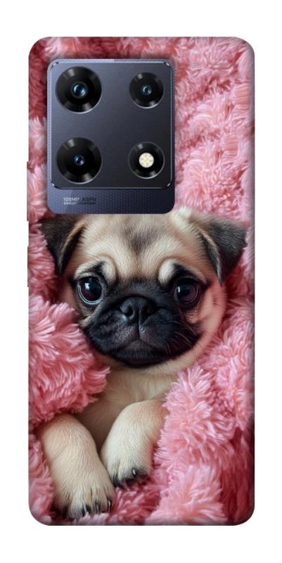 Чохол itsPrint Мопс у ніжностях для Infinix Note 30 Pro, песики, купити оптом з доставкою
