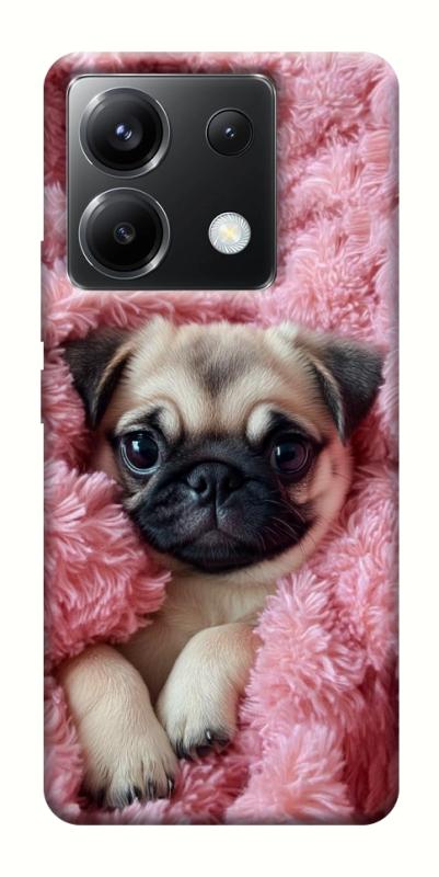 Чохол itsPrint Мопс у ніжностях для Xiaomi Poco X6, песики, купити оптом з доставкою