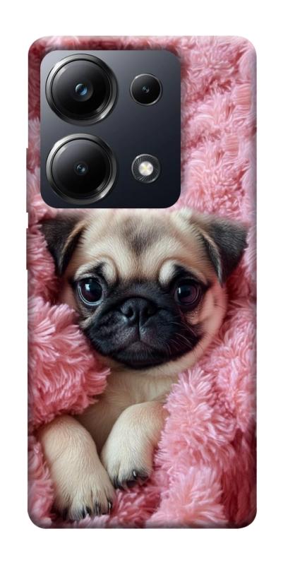 Чохол itsPrint Мопс у ніжностях для Xiaomi Redmi 13 4G / Poco M6 4G, песики, купити оптом з доставкою