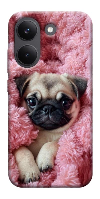 Чохол itsPrint Мопс у ніжностях для Xiaomi Poco X8 Pro, песики, купити оптом з доставкою