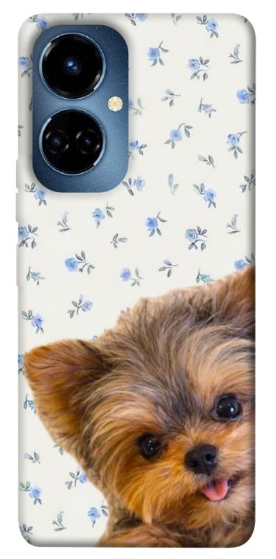 Чохол itsPrint Cute Yorkie для TECNO Camon 19 (CI6n) / 19 Pro (CI8n), песики, купити оптом з доставкою