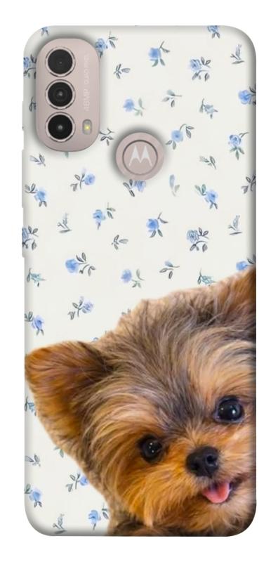 Чохол itsPrint Cute Yorkie для Motorola Moto E40, песики, купити оптом з доставкою