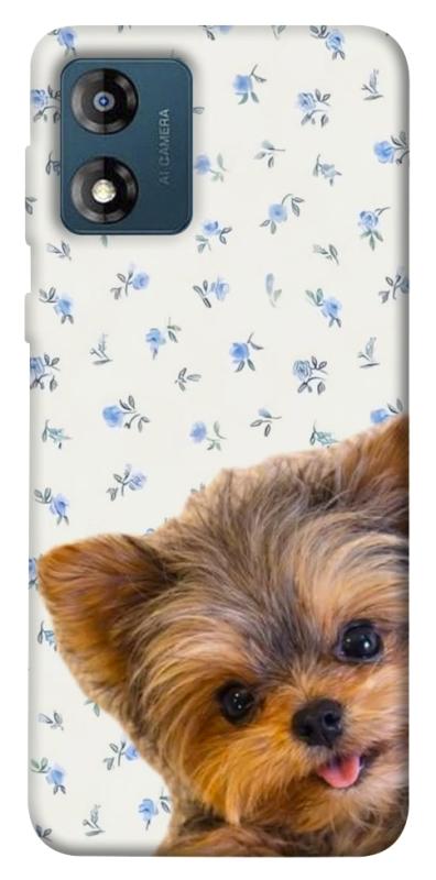 Чохол itsPrint Cute Yorkie для Motorola Moto E13, песики, купити оптом з доставкою