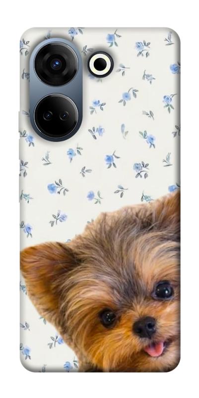 Чохол itsPrint Cute Yorkie для TECNO Camon 20 Pro (CK7n), песики, купити оптом з доставкою