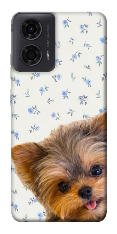 Чехол itsPrint Cute Yorkie для Motorola Moto G24, песики, купить оптом с доставкой