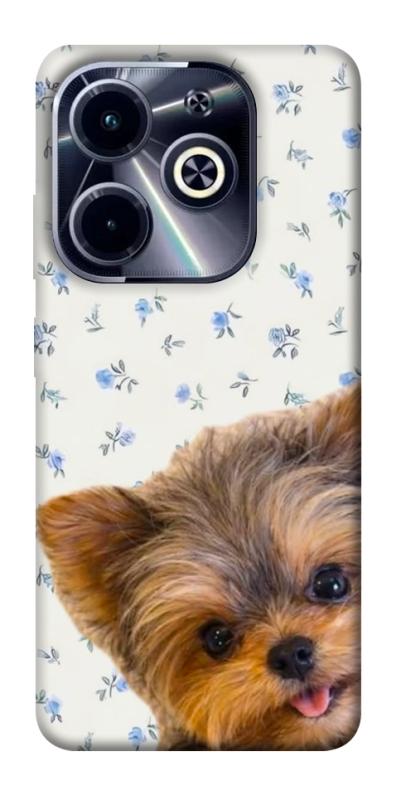 Чохол itsPrint Cute Yorkie для Infinix Hot 40i, песики, купити оптом з доставкою