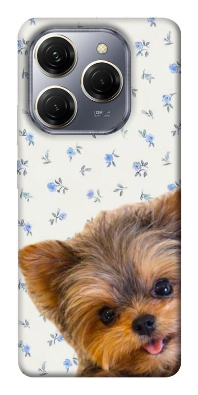 Чохол itsPrint Cute Yorkie для TECNO Spark 20 Pro, песики, купити оптом з доставкою