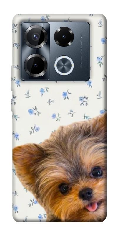 Чохол itsPrint Cute Yorkie для Infinix Note 40 Pro 4G, песики, купити оптом з доставкою