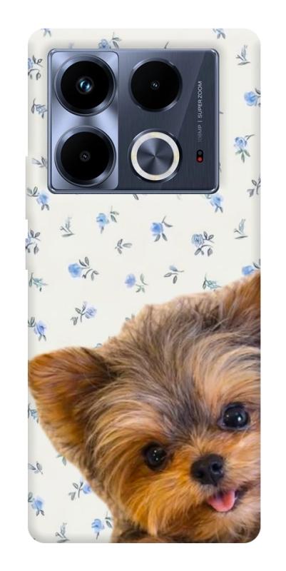 Чохол itsPrint Cute Yorkie для Infinix Note 40 4G, песики, купити оптом з доставкою
