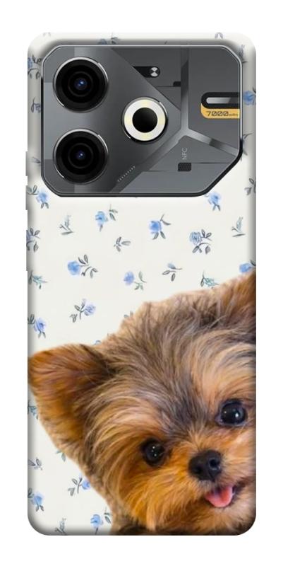 Чохол itsPrint Cute Yorkie для TECNO Pova 6 Neo (LI6), песики, купити оптом з доставкою