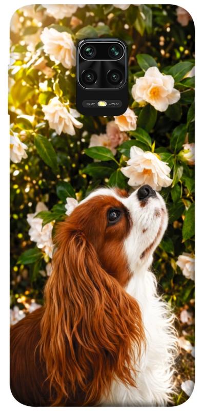 Чехол itsPrint Flower spaniel для Xiaomi Redmi Note 9s / Note 9 Pro / Note 9 Pro Max, песики, купить оптом с доставкой
