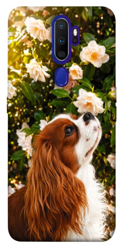 Чохол itsPrint Flower spaniel для Oppo A5 (2020) / Oppo A9 (2020), песики, купити оптом з доставкою
