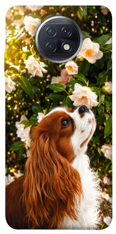 Чохол itsPrint Flower spaniel для Xiaomi Redmi Note 9 5G / Note 9T, песики, купити оптом з доставкою