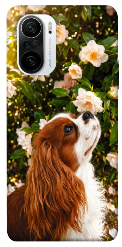 Чохол itsPrint Flower spaniel для Xiaomi Redmi K40 / K40 Pro / K40 Pro+ / Poco F3, песики, купити оптом з доставкою
