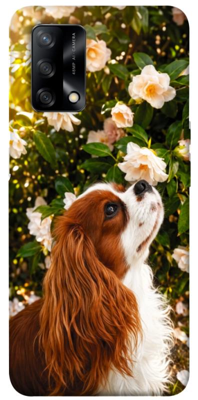 Чохол itsPrint Flower spaniel для Oppo A74 4G, песики, купити оптом з доставкою