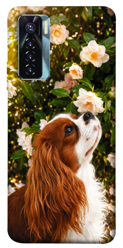 Чохол itsPrint Flower spaniel для TECNO Camon 17 Pro, песики, купити оптом з доставкою