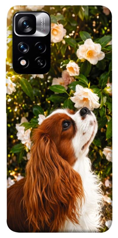 Чохол itsPrint Flower spaniel для Xiaomi Poco M4 Pro 5G, песики, купити оптом з доставкою