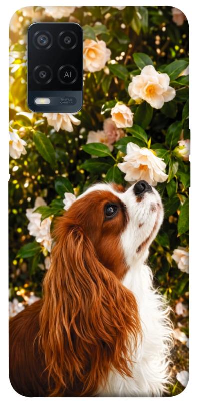 Чохол itsPrint Flower spaniel для Oppo A16s / A16, песики, купити оптом з доставкою