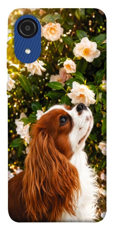 Чехол itsPrint Flower spaniel для Samsung Galaxy A03 Core, песики, купить оптом с доставкой