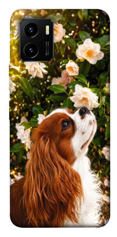 Чехол itsPrint Flower spaniel для Vivo Y15s, песики, купить оптом с доставкой