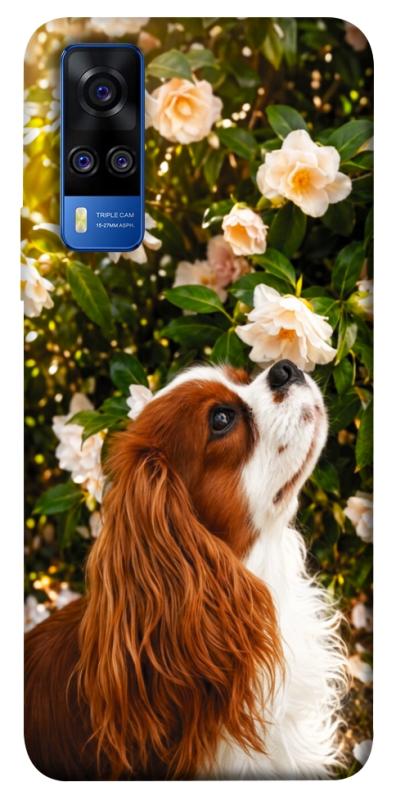 Чехол itsPrint Flower spaniel для Vivo Y51a, песики, купить оптом с доставкой