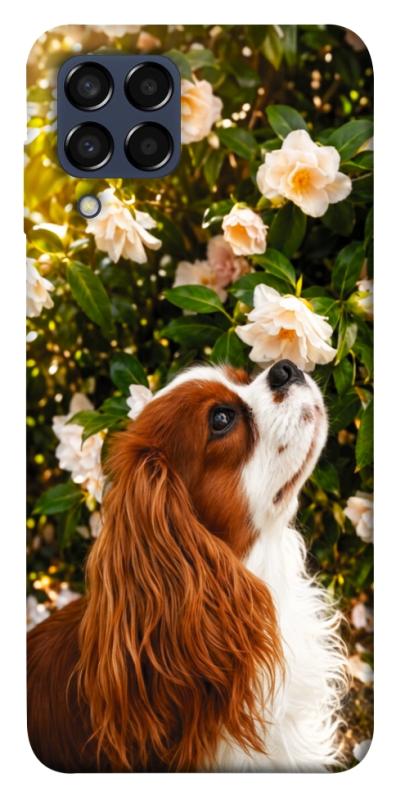 Чохол itsPrint Flower spaniel для Samsung Galaxy M33 5G, песики, купити оптом з доставкою