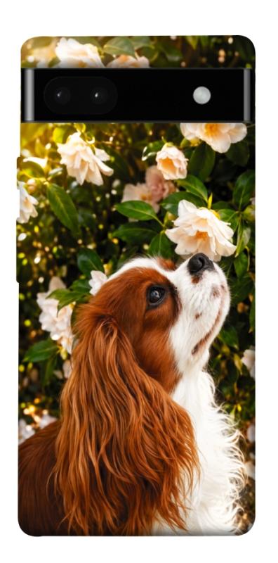 Чехол itsPrint Flower spaniel для Google Pixel 6a, песики, купить оптом с доставкой