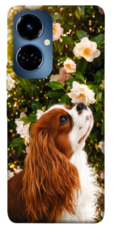 Чохол itsPrint Flower spaniel для TECNO Camon 19 (CI6n) / 19 Pro (CI8n), песики, купити оптом з доставкою